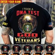 Premium Personalised U.S Multiple Service Veteran T-Shirt PVC260202