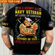 Premium Personalised Multiple US Military Services Veteran T-Shirt PVC260203 - Image 4
