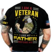 Premium Personalised Multiple US Military Services Veteran T-Shirt PVC030302 - Image 4