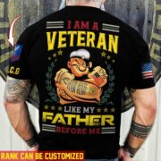 Premium Personalised Multiple US Military Services Veteran T-Shirt PVC030302 - Image 5
