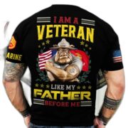 Premium Personalised Multiple US Military Services Veteran T-Shirt PVC030302 - Image 6