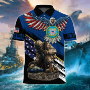 Premium U.S Multiple Service Veteran Polo Shirt PVC040304 - Image 9