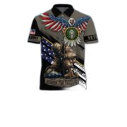 Premium U.S Multiple Service Veteran Polo Shirt PVC040304 - Image 2