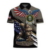 Premium U.S Multiple Service Veteran Polo Shirt PVC040304 - Image 7