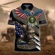 Premium U.S Multiple Service Veteran Polo Shirt PVC040304 - Image 7