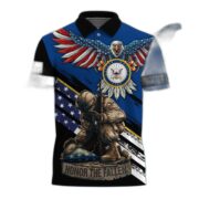 Premium U.S Multiple Service Veteran Polo Shirt PVC040304 - Image 11