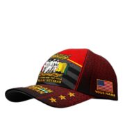 Premium Personalised Vietnam Veteran 3D Cap PVC250418 - Image 4