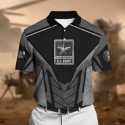 Premium U.S Multiple Service Veteran Polo Shirt PVC140302 - Image 3