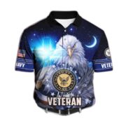 Premium U.S Multiple Service Veteran Polo Shirt PVC210302 - Image 3