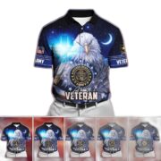 Premium U.S Multiple Service Veteran Polo Shirt PVC210302