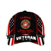 Premium U.S Multiple Service Veteran 3D Cap PVC260403 - Image 6