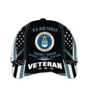 Premium U.S Multiple Service Veteran 3D Cap PVC260403 - Image 9