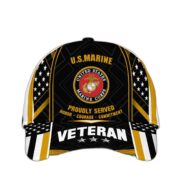 Premium U.S Multiple Service Veteran 3D Cap PVC260403 - Image 7