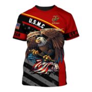 Premium U.S Multiple Service Veteran T-Shirt YL97.19040201 - Image 6