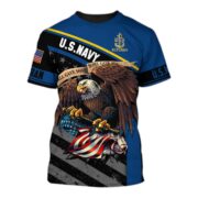 Premium U.S Multiple Service Veteran T-Shirt YL97.19040201 - Image 5