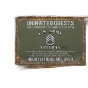 Premium Personalized U.S Veteran Metal Sign PVC060503