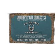 Premium Personalized U.S Veteran Metal Sign PVC060503 - Image 9
