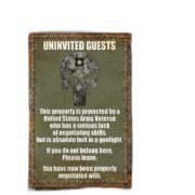 Premium U.S Veteran Metal Sign PVC060502 - Image 2