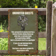 Premium U.S Veteran Metal Sign PVC060502 - Image 2