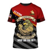 Premium What Did You Do U.S Veteran T-Shirt PVC010801 - Image 2