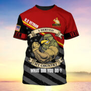 Premium What Did You Do U.S Veteran T-Shirt PVC010801 - Image 2