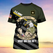 Premium What Did You Do U.S Veteran T-Shirt PVC010801 - Image 3