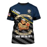 Premium What Did You Do U.S Veteran T-Shirt PVC010801 - Image 4