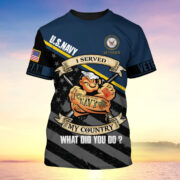 Premium What Did You Do U.S Veteran T-Shirt PVC010801 - Image 4