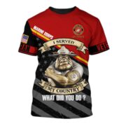 Premium What Did You Do U.S Veteran T-Shirt PVC010801 - Image 5
