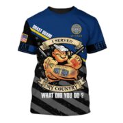 Premium What Did You Do U.S Veteran T-Shirt PVC010801 - Image 7