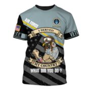 Premium What Did You Do U.S Veteran T-Shirt PVC010801 - Image 6