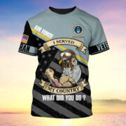 Premium What Did You Do U.S Veteran T-Shirt PVC010801 - Image 6
