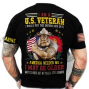Premium I Am A U.S Veteran T-Shirt NPVC220602 - Image 4