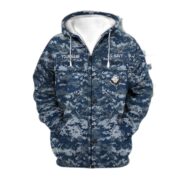 Premium Personalised US Veteran Zip Hoodie NPVC230801 - Image 4