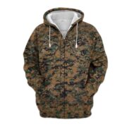 Premium Personalised US Veteran Zip Hoodie NPVC230801 - Image 7