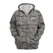 Premium Personalised US Veteran Zip Hoodie NPVC230801 - Image 9