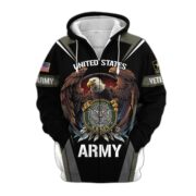 Premium Honoring All Who Served US Veteran Zip Hoodie NPVC200901 - Image 2