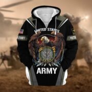 Premium Honoring All Who Served US Veteran Zip Hoodie NPVC200901 - Image 2