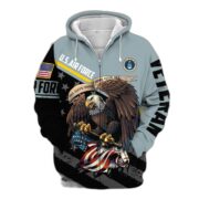 Premium All Gave Some Some Gave All US Veteran Zip Hoodie NPVC050911 - Image 14