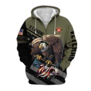 Premium All Gave Some Some Gave All US Veteran Zip Hoodie NPVC050911 - Image 13
