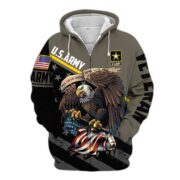 Premium All Gave Some Some Gave All US Veteran Zip Hoodie NPVC050911 - Image 3