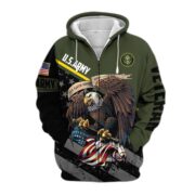 Premium All Gave Some Some Gave All US Veteran Zip Hoodie NPVC050911 - Image 6
