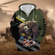 Premium All Gave Some Some Gave All US Veteran Zip Hoodie NPVC050911 - Image 6