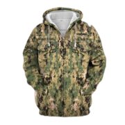 Premium Personalised US Veteran Zip Hoodie NPVC230801 - Image 5