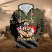 Premium Multiple US Military Services Veteran Zip Hoodie PVC271003 - Image 15