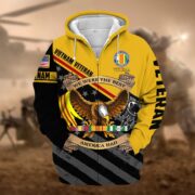 Premium Multiple US Military Services Veteran Zip Hoodie PVC271003 - Image 24