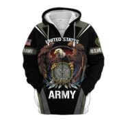 Premium Honoring All Who Served US Veteran Zip Hoodie NPVC200901 - Image 3