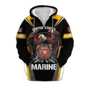 Premium Honoring All Who Served US Veteran Zip Hoodie NPVC200901 - Image 10