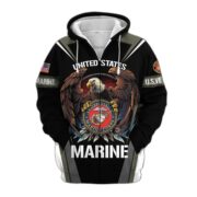 Premium Honoring All Who Served US Veteran Zip Hoodie NPVC200901 - Image 11