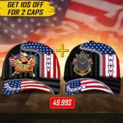 US Veteran Proudly Served Multiservice Cap PVC010805 - Image 14